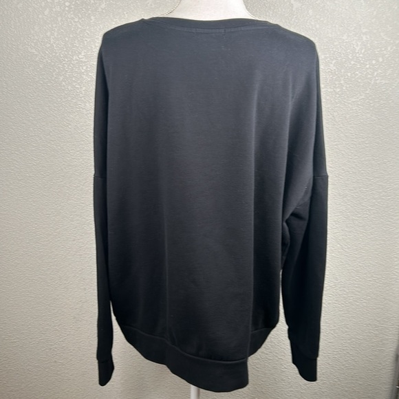 Hot Topic Black Teddy Bear Long Sleeve Crew Neck Sweatshirt Size 2X - Picture 3 of 4